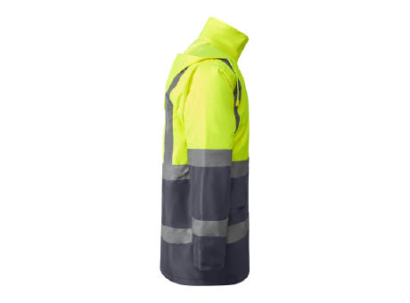 AV MERAK PARKA S/S LEAD/FLUOR YELLOW