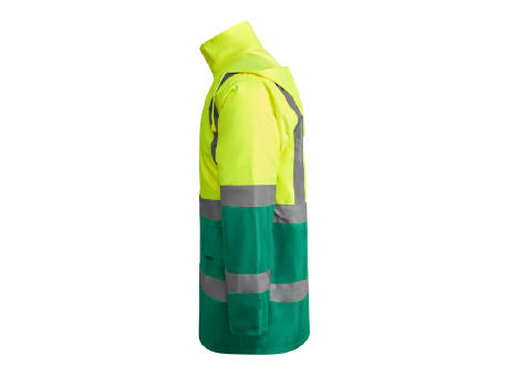 AV MERAK PARKA S/S GARDEN GREEN/FLUOR YELLOW