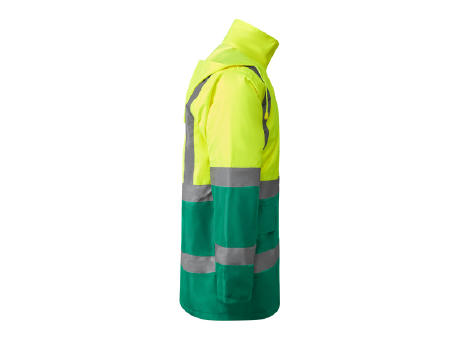 AV MERAK PARKA S/S GARDEN GREEN/FLUOR YELLOW