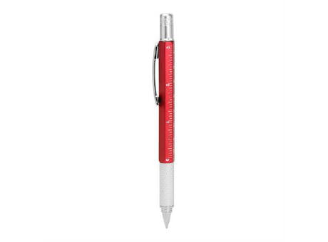 KANCHAN MULTIFUNCTION PEN RED