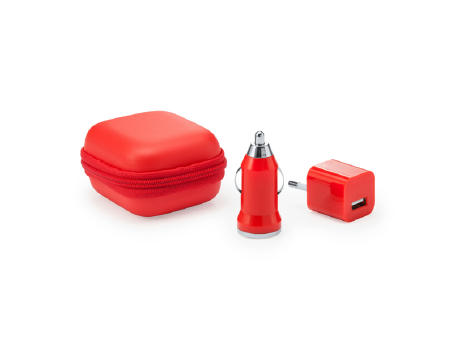 TARDIS USB CHARGERS SET RED