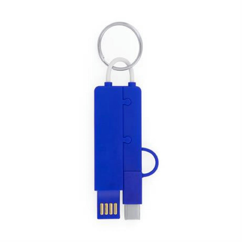 CRUX KEYCHAIN CHARGER 3 IN 1 ROYAL BLUE