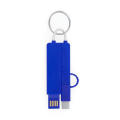 CRUX KEYCHAIN CHARGER 3 IN 1 ROYAL BLUE