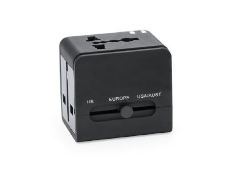 BOPP PLUG ADAPTER BLACK