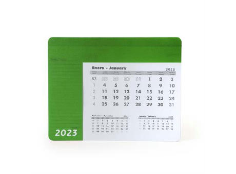 SERBAL CALENDAR MOUSE PAD FERN GREEN