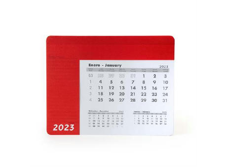 SERBAL CALENDAR MOUSE PAD RED