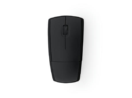 JERRY FOLDABLE WIRELESS MOUSE BLACK/BLACK