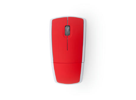 JERRY FOLDABLE WIRELESS MOUSE RED/WHITE