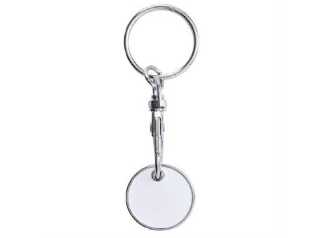 TONIC COIN KEYCHAIN WHITE