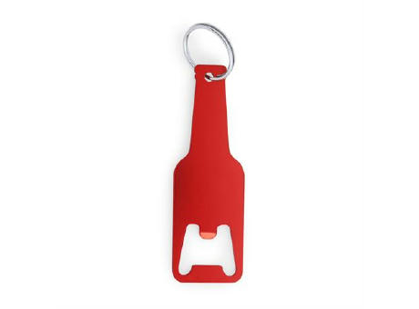 STOUT OPENER KEYCHAIN RED