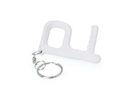 DALTON NO-TOUCH KEYRING WHITE