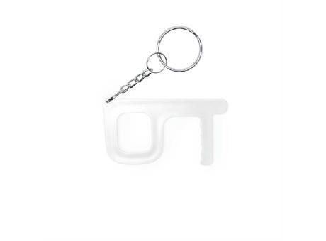 DALTON NO-TOUCH KEYRING WHITE