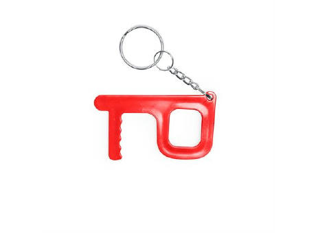 DALTON NO-TOUCH KEYRING RED