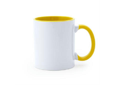 MANGO SUBLIMATION MUG WHITE/YELLOW