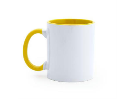 MANGO SUBLIMATION MUG WHITE/YELLOW