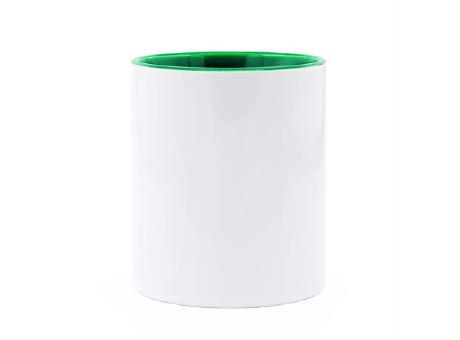 MANGO SUBLIMATION MUG WHITE/FERN GREEN