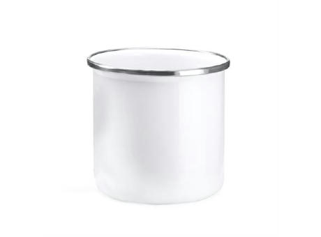 DAMASCO SUBLIMATION METAL MUG WHITE