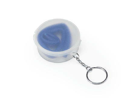 FINGER KEYRING STRAW CASE ROYAL BLUE