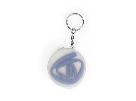 FINGER KEYRING STRAW CASE ROYAL BLUE