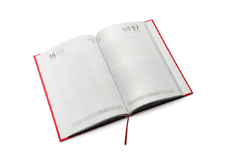 HORUS A5 DAILY DIARY NOTEBOOK RED