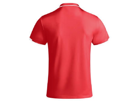 TAMIL POLO SHIRT S/S RED/WHITE