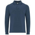 DYLAN POLO SHIRT S/M HEATHER NAVY BLUE