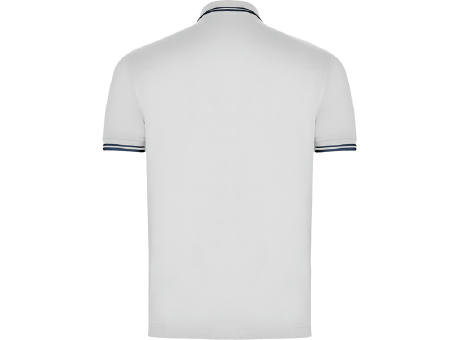 POLO-SHIRT MONTREAL S/S WEISS/NAVY BLAU