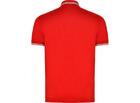 POLO-SHIRT MONTREAL S/S ROT/WEISS