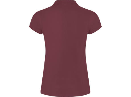 STAR WOMAN POLO SHIRT S/S BERRY RED