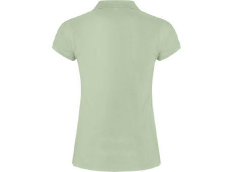 STAR WOMAN POLO SHIRT S/S MIST GREEN