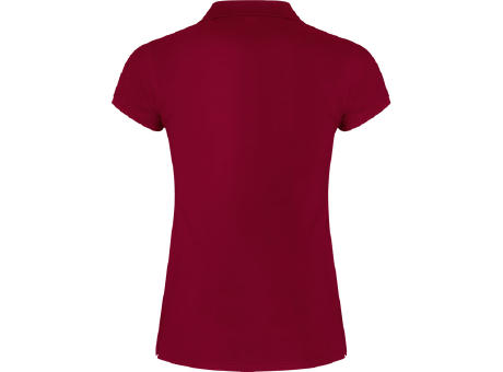 POLO-SHIRT STAR WOMAN S/S GRANATROT