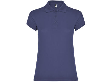 POLO-SHIRT STAR WOMAN S/S DENIM BLAU