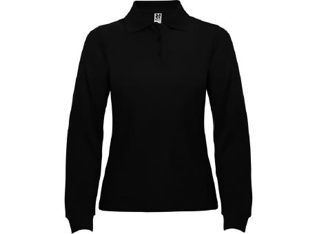 POLO-SHIRT ESTRELLA DAMEN LANGE ÄRMEL S/S SCHWARZ