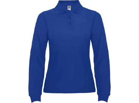 POLO-SHIRT ESTRELLA DAMEN LANGE ÄRMEL S/S ROYAL BLAU