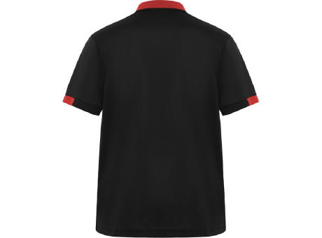 SAMURAI POLO SHIRT S/S BLACK/RED