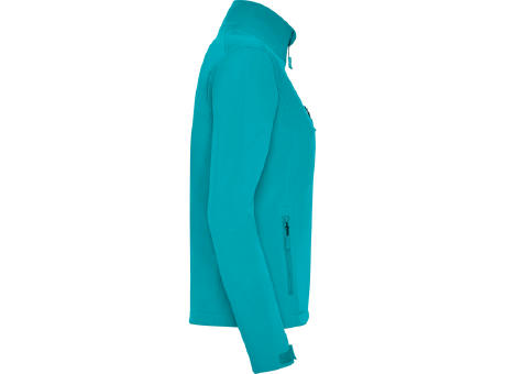 SOFTSHELL NEBRASKA DAMEN S/S AQUAMARIN