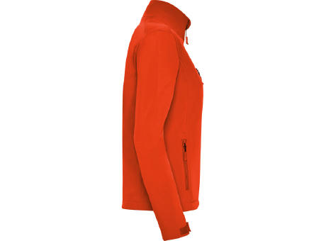 NEBRASKA WOMAN SOFTSHELL S/S FIRE ORANGE