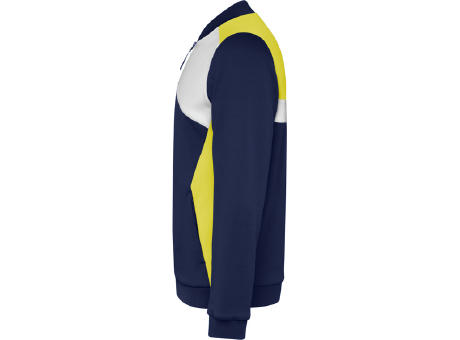 LEROS SWEATSHIRT S/S YELLOW/NAVY BLUE