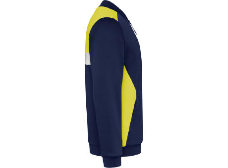 LEROS SWEATSHIRT S/S YELLOW/NAVY BLUE