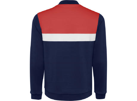 LEROS SWEATSHIRT S/S RED/NAVY BLUE