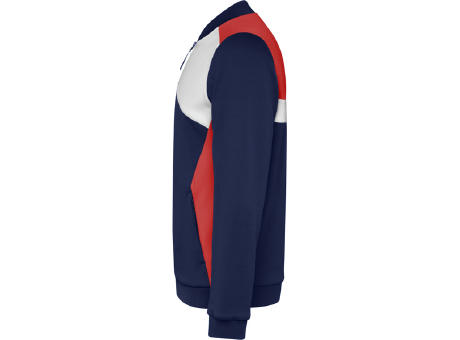 LEROS SWEATSHIRT S/S RED/NAVY BLUE