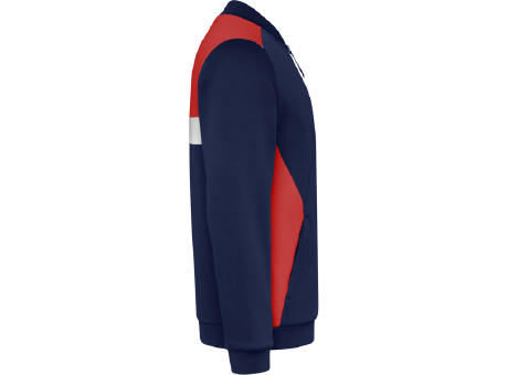 LEROS SWEATSHIRT S/S RED/NAVY BLUE