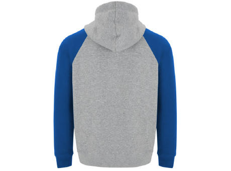 BADET SWEATSHIRT S/XS HEATHER GREY/ROYAL BLUE