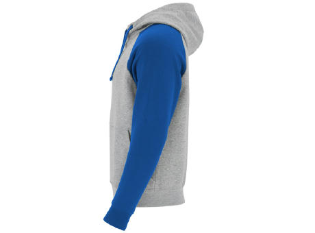 BADET SWEATSHIRT S/XS HEATHER GREY/ROYAL BLUE