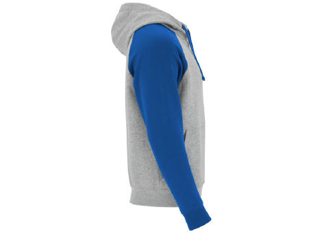 BADET SWEATSHIRT S/XS HEATHER GREY/ROYAL BLUE