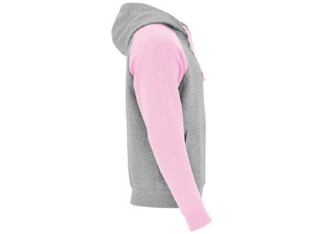 BADET SWEATSHIRT S/XS HEATHER GREY/LIGHT PINK