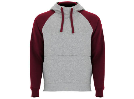 BADET SWEATSHIRT S/XS HEATHER GREY/GARNET