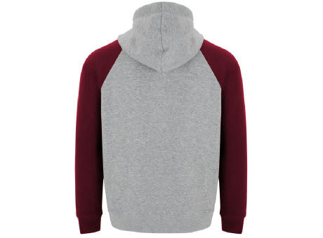 BADET SWEATSHIRT S/XS HEATHER GREY/GARNET