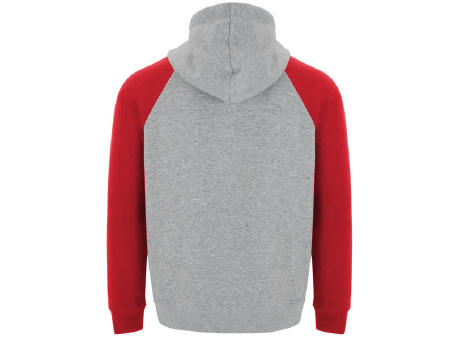 BADET SWEATSHIRT S/XS HEATHER GREY/RED