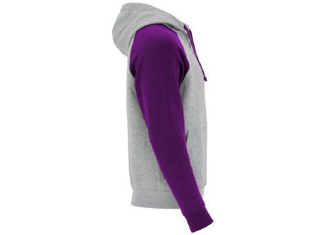 BADET SWEATSHIRT S/XS HEATHER GREY/PURPLE